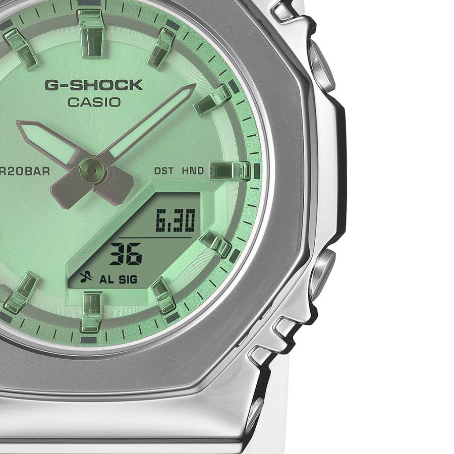 CASIO G-SHOCK GM-S2110SR-7AJF Summer Reflection Green Metal Covered JDM Unisex Watch