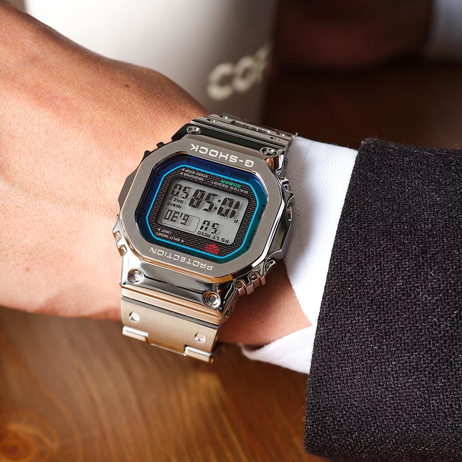 CASIO G-SHOCK Full Metal 5000 Series GMW-B5000PC-1JF Rainbow Accent Tough Solar Bluetooth JDM Men's Watch