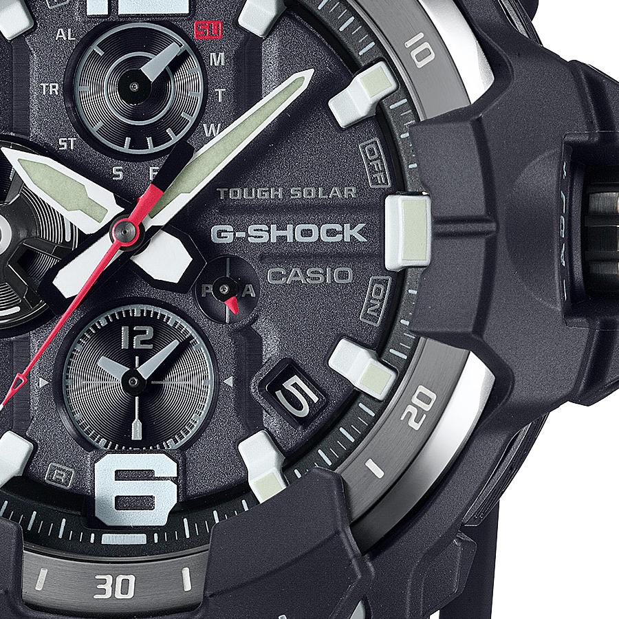 CASIO G-SHOCK GRAVITYMASTER GR-B300-1AJF JDM Master of G Aviation Carbon Core Guard Analog Solar Bluetooth Men's Watch