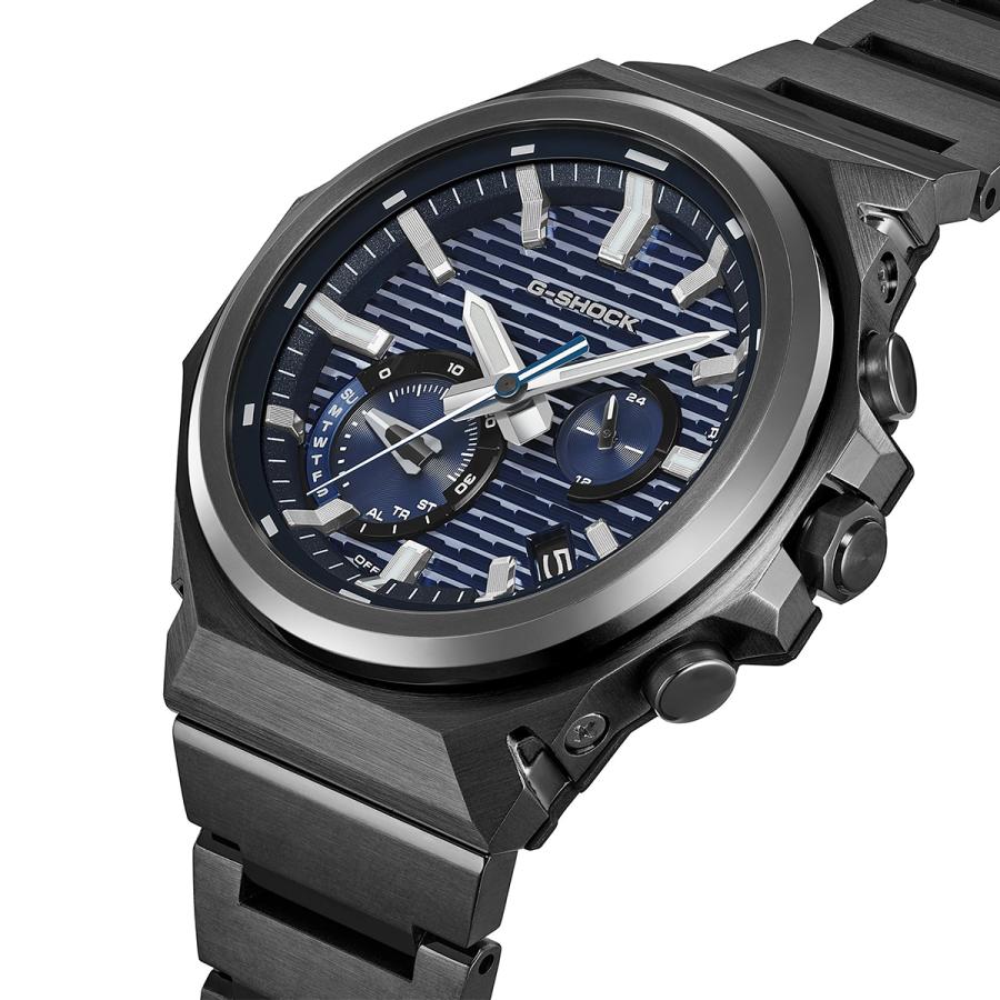 CASIO G-SHOCK G-STEEL GST-B1000BD-2AJF JDM Blue Accent Black IP Solar Bluetooth Slim Metal Men's Watch Japan Made