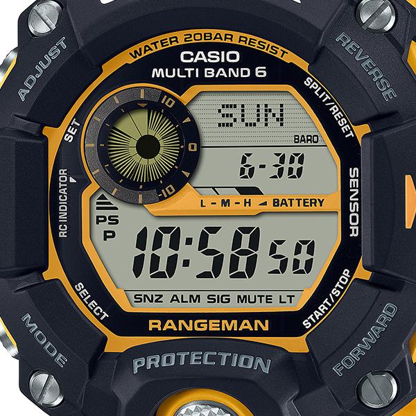 CASIO G-SHOCK GW-9400YJ-1JF RANGEMAN Emergency Color Tough Solar MULTIBAND 6 Triple Sensor JDM Men's Watch