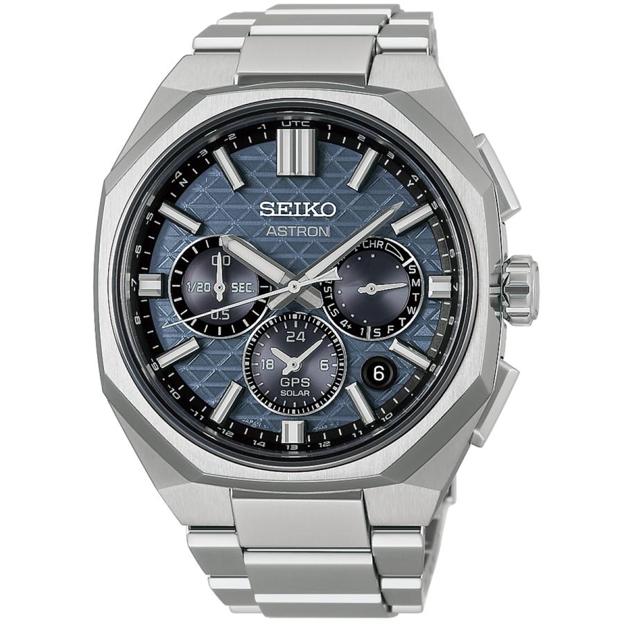 SEIKO ASTRON NEXTER HAB001J GPS Solar Dual-Time Chronograph Blue Titanium Men's Watch Japan Core Shop