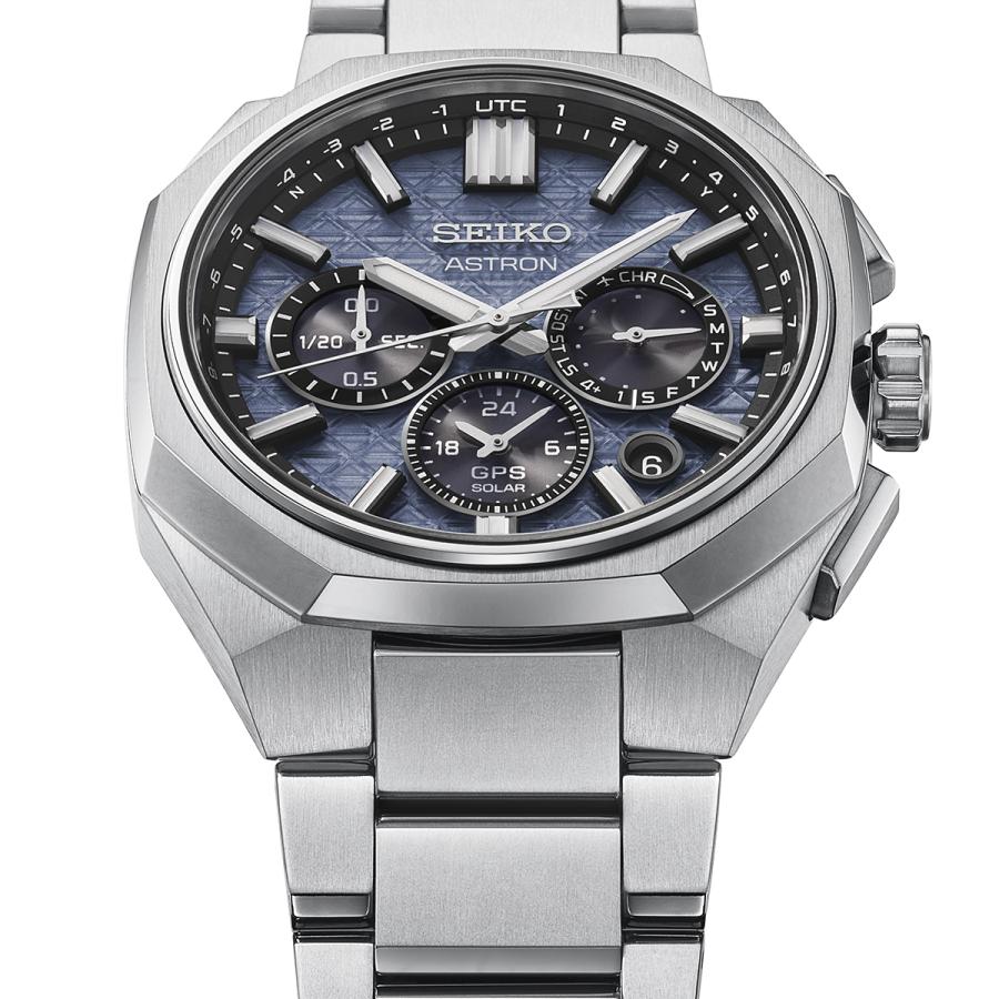 SEIKO ASTRON NEXTER HAB001J GPS Solar Dual-Time Chronograph Blue Titanium Men's Watch Japan Core Shop