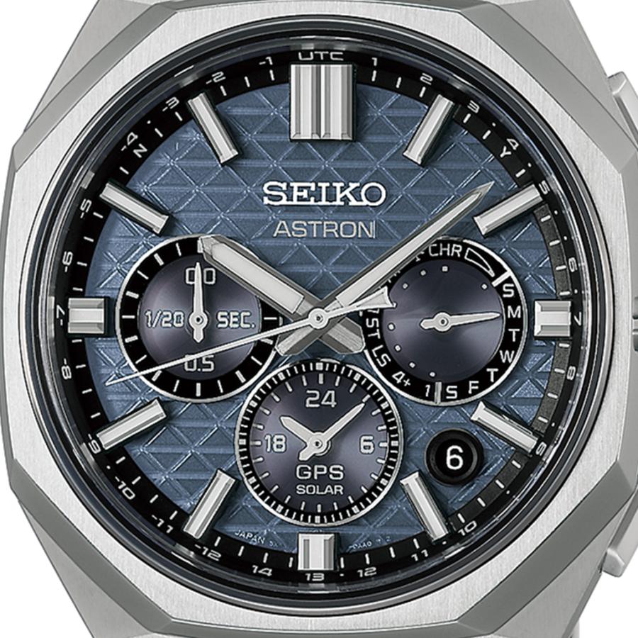 SEIKO ASTRON NEXTER HAB001J GPS Solar Dual-Time Chronograph Blue Titanium Men's Watch Japan Core Shop