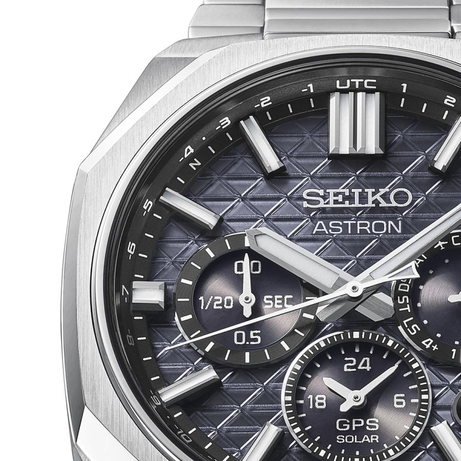 SEIKO ASTRON NEXTER HAB002J GPS Solar Dual-Time Chronograph Black Titanium Men's Watch Japan Core Shop