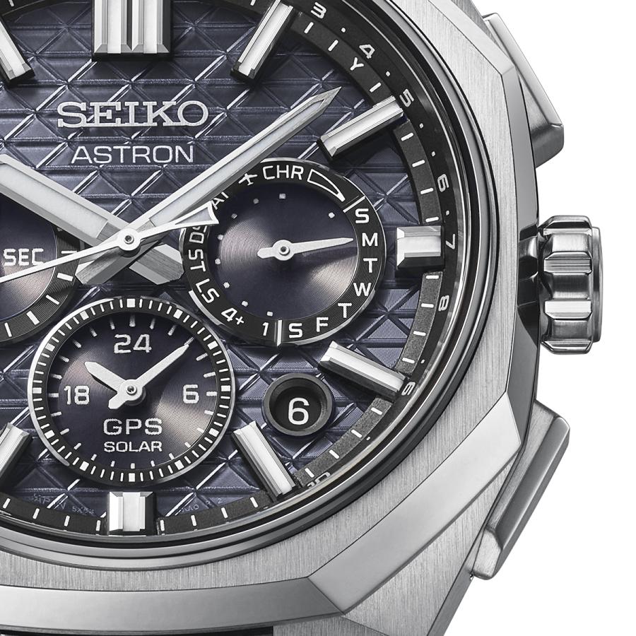 SEIKO ASTRON NEXTER HAB002J GPS Solar Dual-Time Chronograph Black Titanium Men's Watch Japan Core Shop