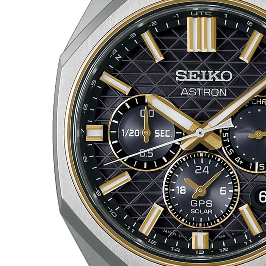 SEIKO ASTRON NEXTER HAB003J GPS Solar Dual-Time Chronograph Black Titanium Silicone Men's Watch Japan Core Shop