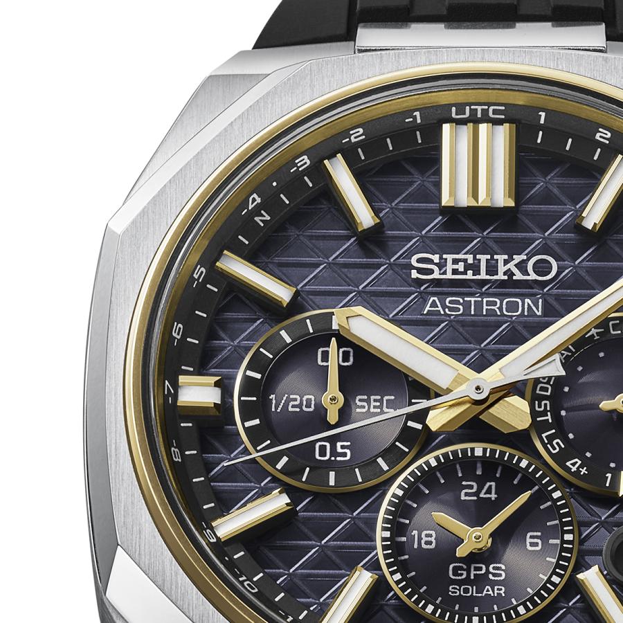 SEIKO ASTRON NEXTER HAB003J GPS Solar Dual-Time Chronograph Black Titanium Silicone Men's Watch Japan Core Shop
