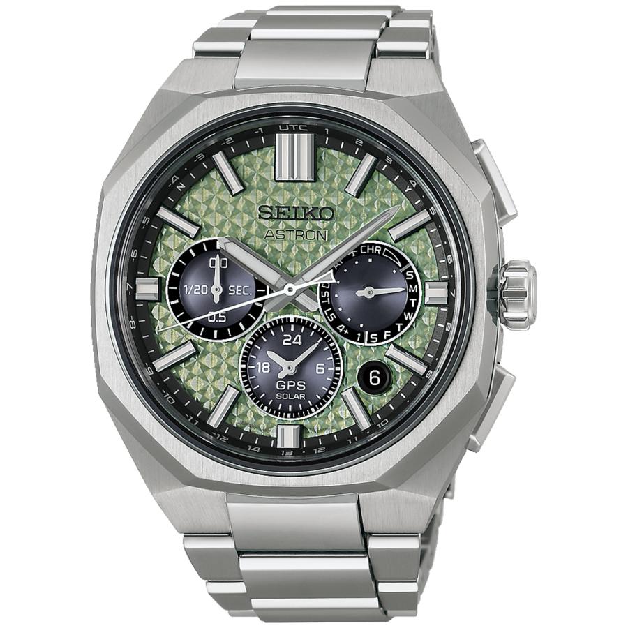 SEIKO ASTRON NEXTER HAB005J JDM 2026 Limited Edition GPS Solar Chronograph Crystal Green Men's Watch