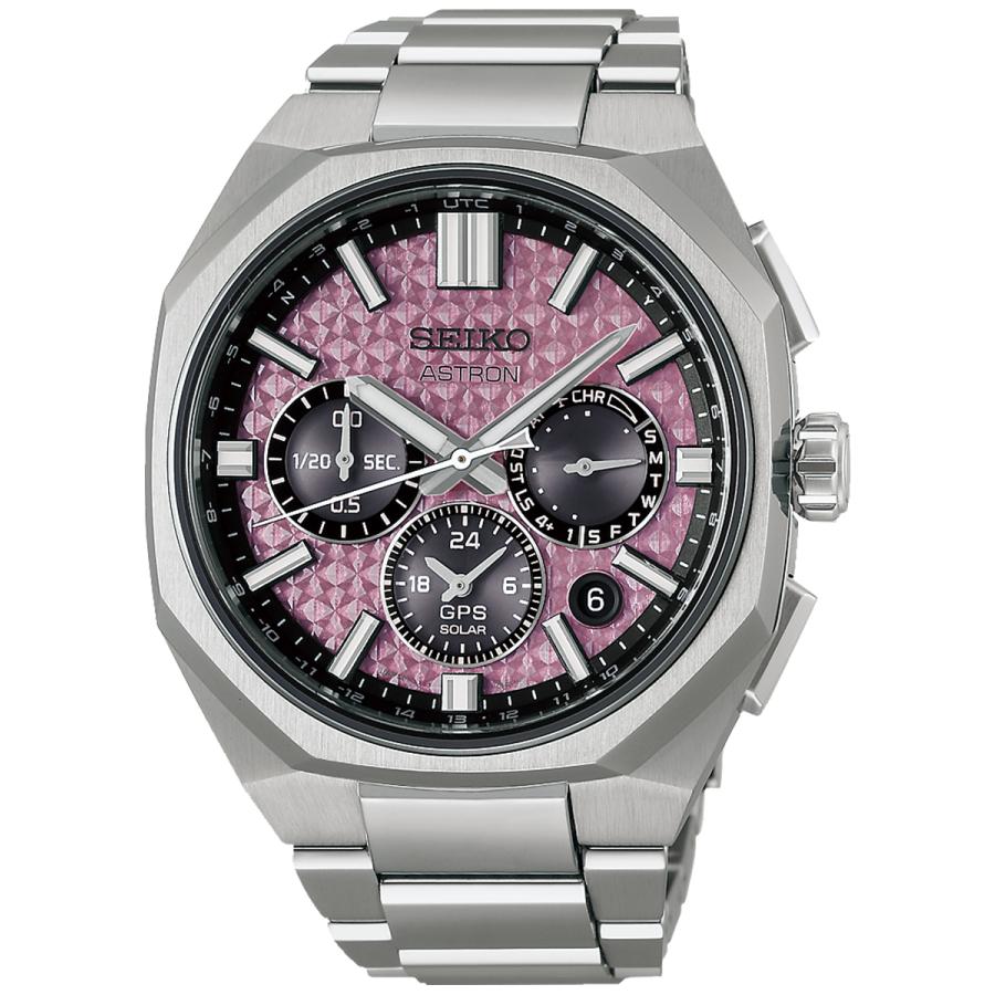 SEIKO ASTRON NEXTER HAB006J JDM 2026 Limited Edition GPS Solar Chronograph Crystal Pink Men's Watch
