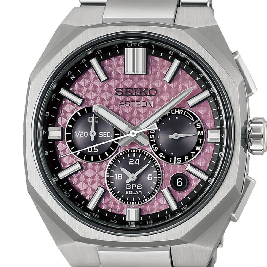 SEIKO ASTRON NEXTER HAB006J JDM 2026 Limited Edition GPS Solar Chronograph Crystal Pink Men's Watch