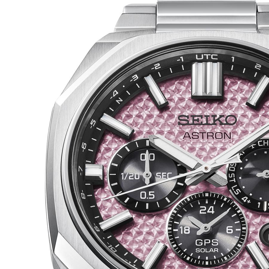 SEIKO ASTRON NEXTER HAB006J JDM 2026 Limited Edition GPS Solar Chronograph Crystal Pink Men's Watch