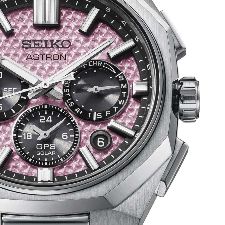 SEIKO ASTRON NEXTER HAB006J JDM 2026 Limited Edition GPS Solar Chronograph Crystal Pink Men's Watch