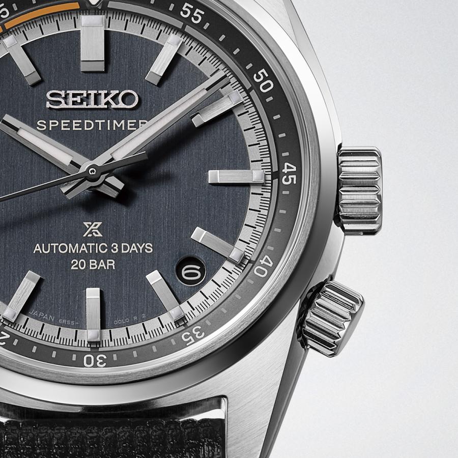 SEIKO Prospex Speedtimer HBC004J Blue-Grey Dial Countdown Inner Ring Calibre 6R55 Automatic Core Shop Men’s Watch