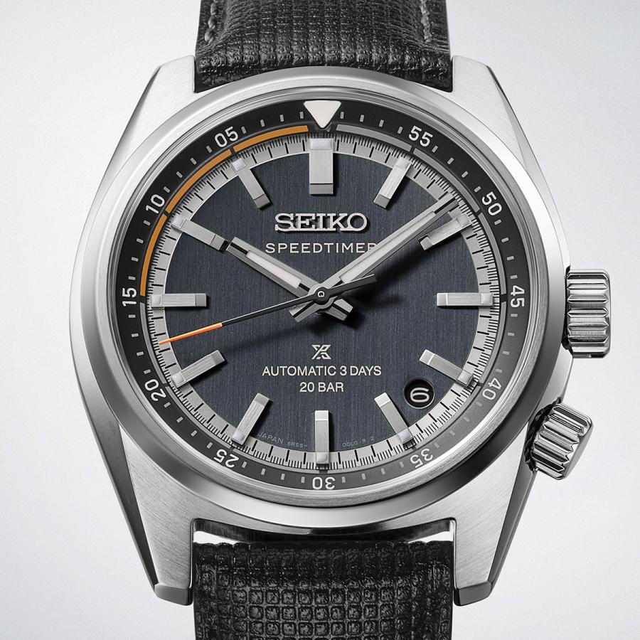 SEIKO Prospex Speedtimer HBC004J Blue-Grey Dial Countdown Inner Ring Calibre 6R55 Automatic Core Shop Men’s Watch