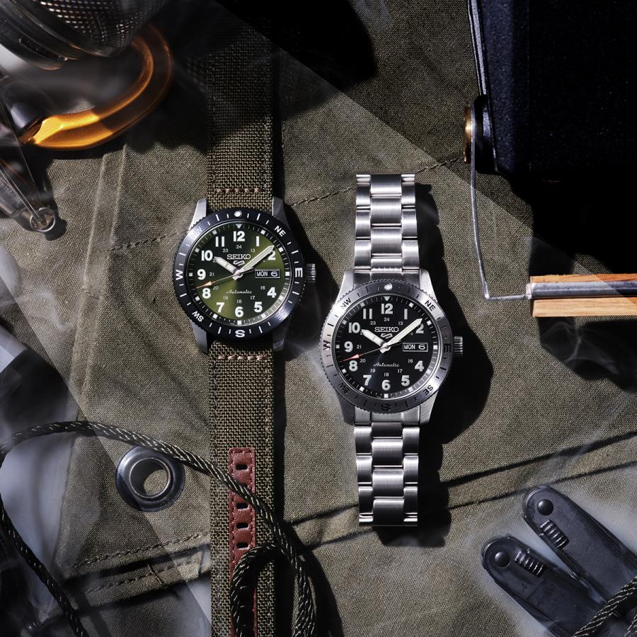 SEIKO 5 SPORTS HDB008J JDM Field Automatic Khaki Green Nylon Japan Made