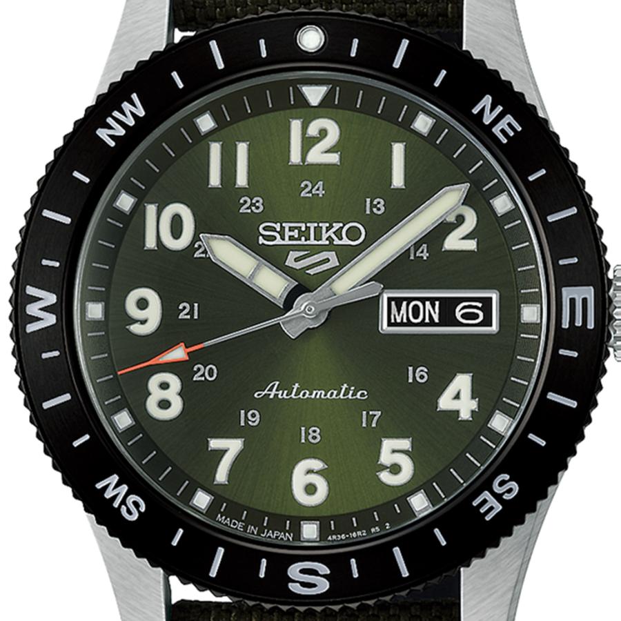 SEIKO 5 SPORTS HDB008J JDM Field Automatic Khaki Green Nylon Japan Made