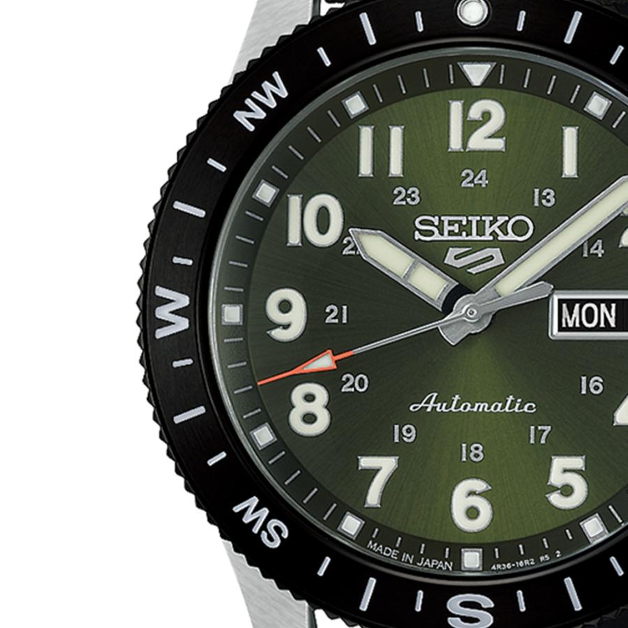 SEIKO 5 SPORTS HDB008J JDM Field Automatic Khaki Green Nylon Japan Made