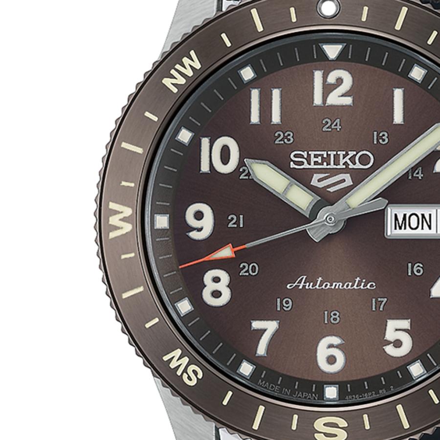 SEIKO 5 SPORTS HDB009J JDM Field Automatic Brown Nylon Japan Made