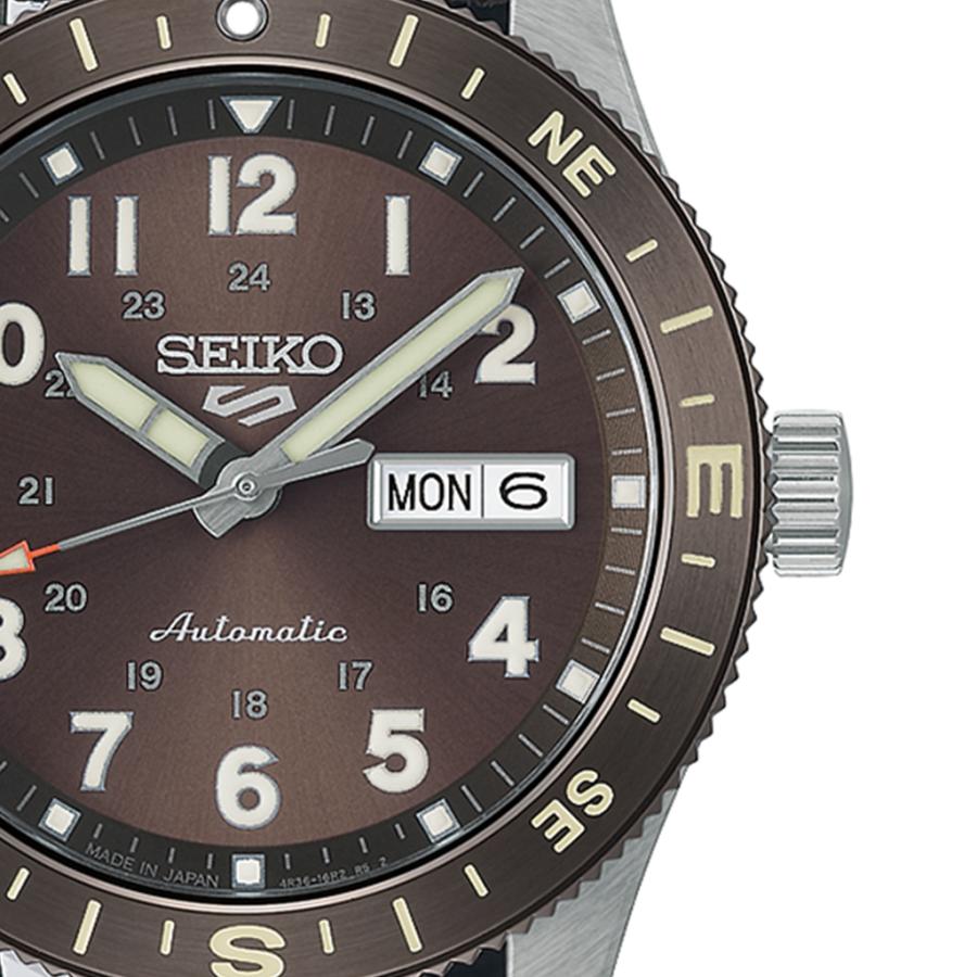 SEIKO 5 SPORTS HDB009J JDM Field Automatic Brown Nylon Japan Made