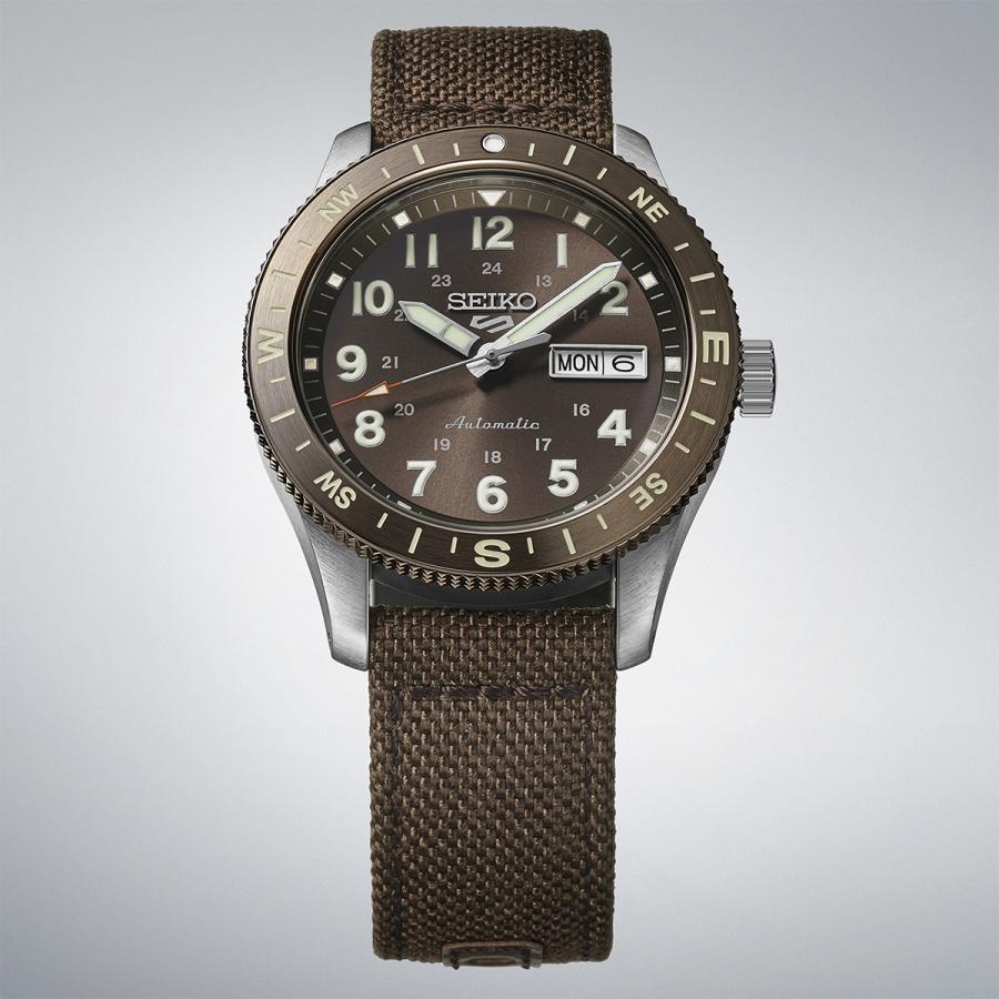 SEIKO 5 SPORTS HDB009J JDM Field Automatic Brown Nylon Japan Made
