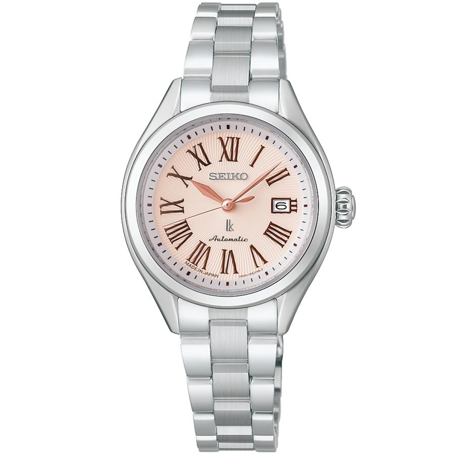SEIKO LUKIA Grow HEA001J Hypericum Pink Dial Mechanical Automatic Silver Stainless Steel Ladies Watch Japan Made