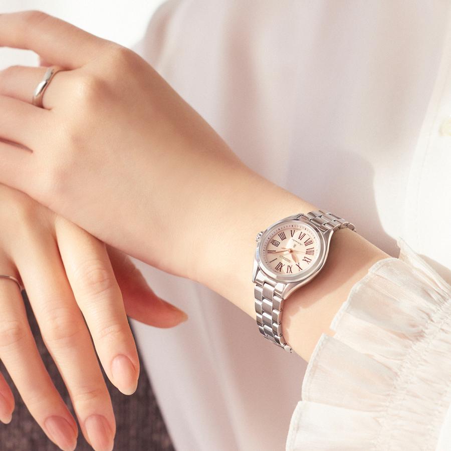 SEIKO LUKIA Grow HEA001J Hypericum Pink Dial Mechanical Automatic Silver Stainless Steel Ladies Watch Japan Made