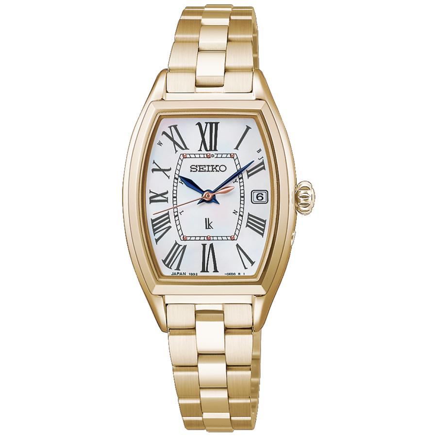PRE-ORDER – OCTOBER 9 RELEASE – SEIKO LUKIA Grow HEE006J Hypericum Mother-of-Pearl Dial Radio-Controlled Solar Women’s Watch