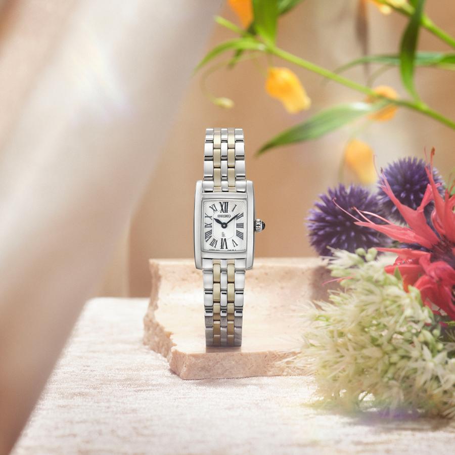 SEIKO LUKIA Grow HEG002J Hypericum Fruition Silver Dial Two-Tone Quartz Women’s Watch