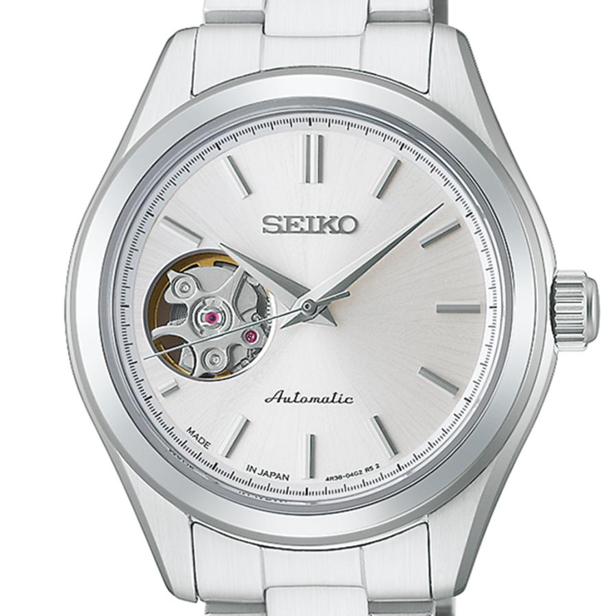 SEIKO SELECTION HFB007J JDM Open Heart White Automatic Ladies Watch Japan Made