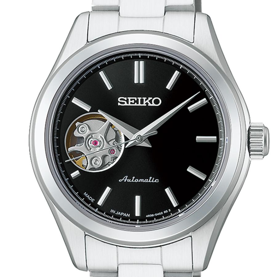 SEIKO SELECTION HFB008J JDM Open Heart Black Automatic Ladies Watch Japan Made