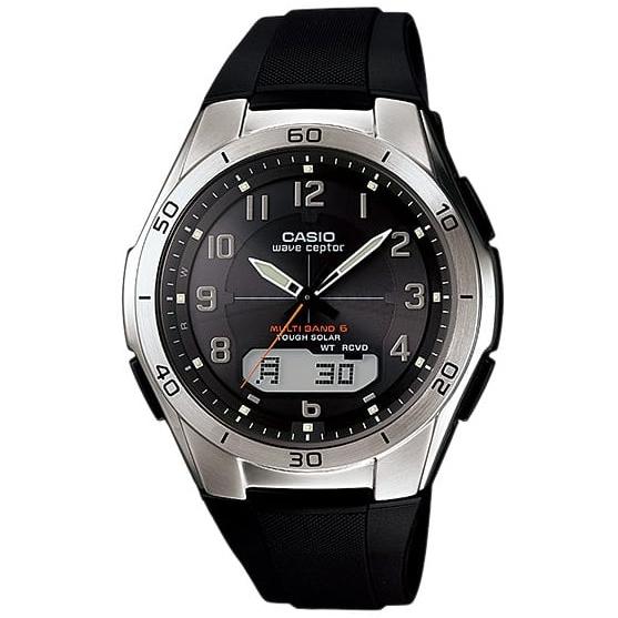 CASIO wave ceptor 6 stations worldwide radio solar watch WVA-M640-1A2JF