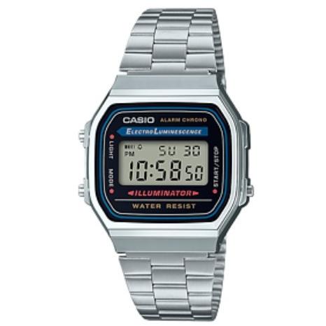 CASIO A168WA-1A2WJR Standard Metal Band Daily Waterproof Easy-to-read Digital Notation
