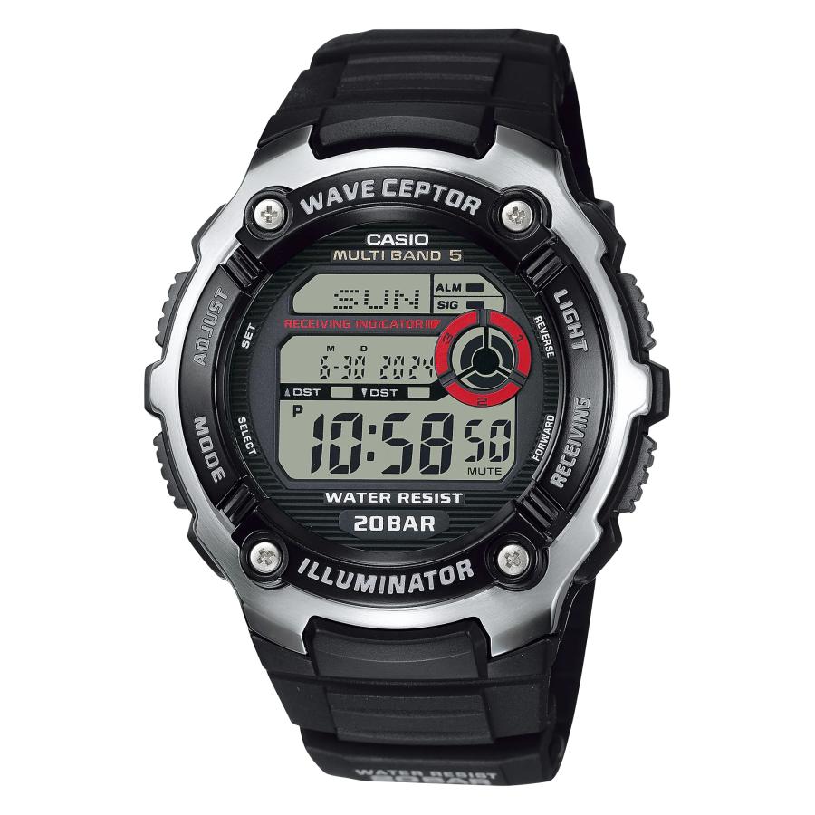 CASIO SPORTS GEAR 20 ATM water resistant radio clock WV-200R-1AJF waterproof radio clock