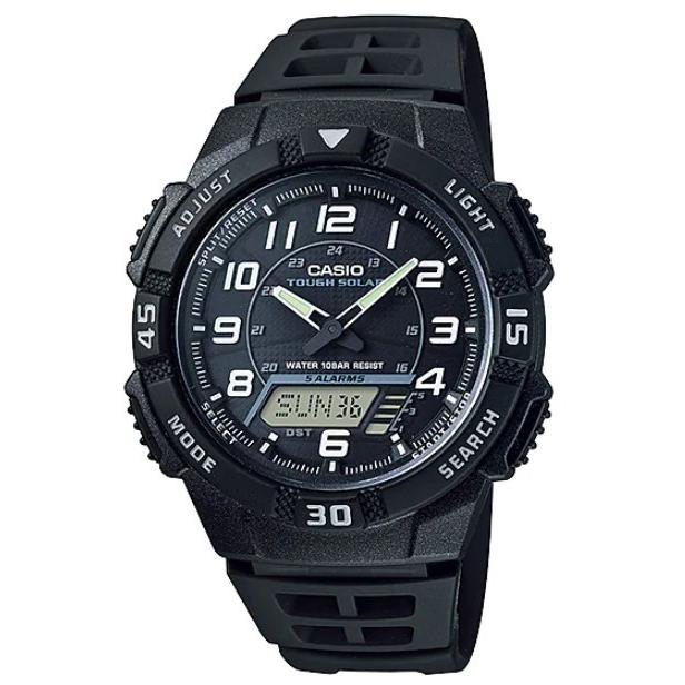 CASIO Collection AQ-S800W-1BJH JDM Tough Solar Analog-Digital Men's Watch World Time