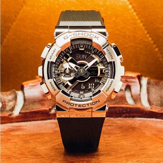 CASIO G-SHOCK GM-110-1AJF JDM Metal Covered Analog-Digital Quartz Men's Watch
