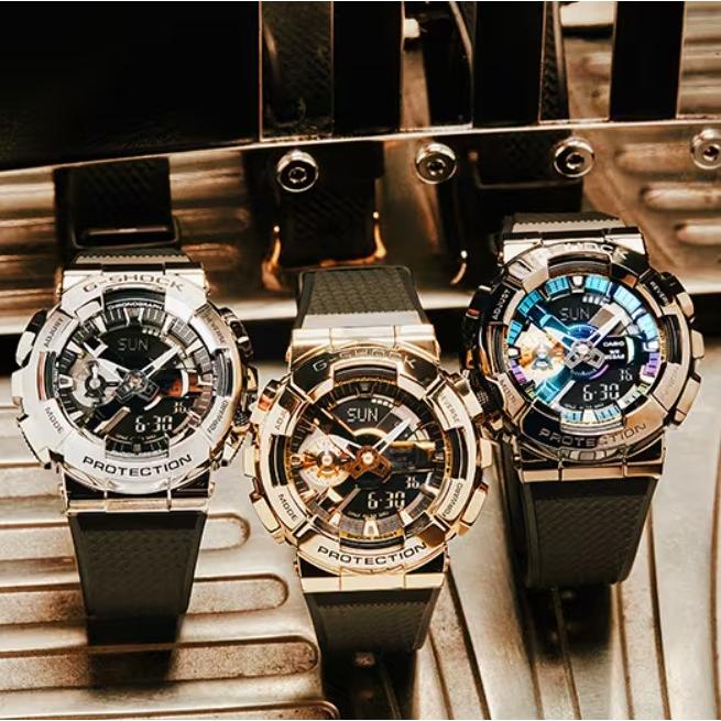 CASIO G-SHOCK GM-110-1AJF JDM Metal Covered Analog-Digital Quartz Men's Watch