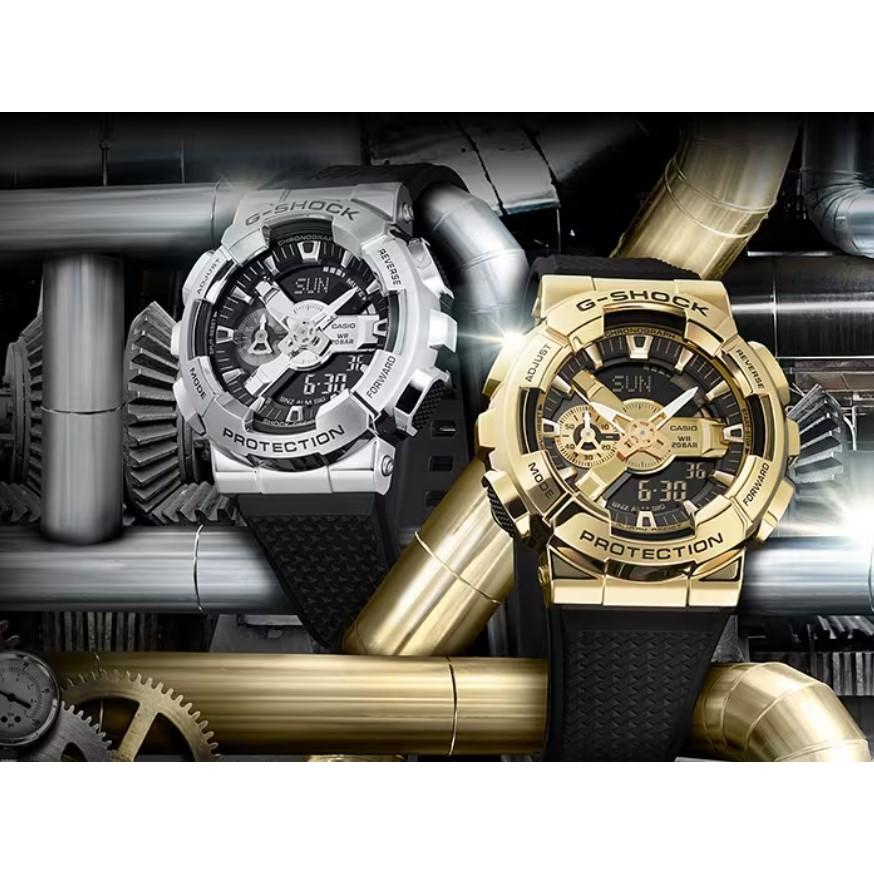 CASIO G-SHOCK GM-110-1AJF JDM Metal Covered Analog-Digital Quartz Men's Watch