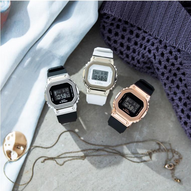 CASIO G-SHOCK GM-S5600PG-1JF JDM Metal Covered Compact Rose Gold Digital Quartz