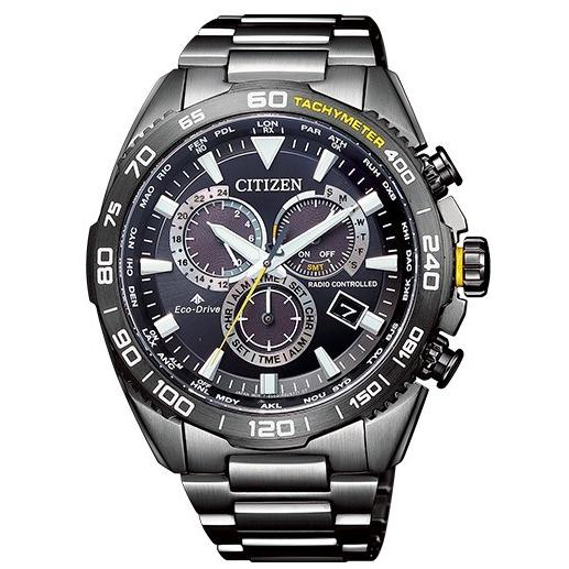 CITIZEN PROMASTER Eco-Drive World Time Radio-Controlled Watch CB5037-84E