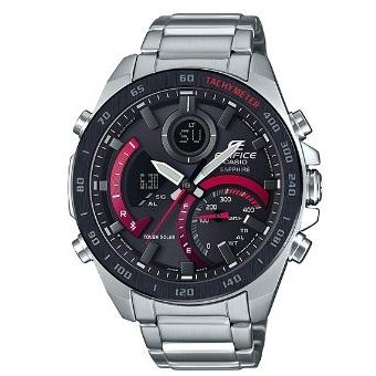 CASIO EDIFICE ECB-900YDB-1AJF JDM Bluetooth Smartphone Link Tough Solar Chronograph Men's Watch 10 ATM Water Resistant Stainless Steel