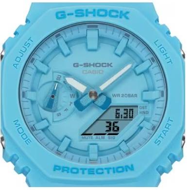 CASIO One tone finish 20 ATM water resistant G-SHOCK GA-2100-2A2JF