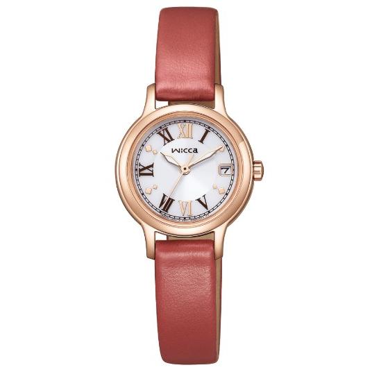 Citizen Wicca Women's KH4-963-14 Solar Tech Calendar Leather Strap