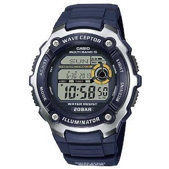 CASIO Wave Ceptor WV-200R-2AJF Radio Clock Quartz Men's Watch 20 ATM Water Resistant Multi-Band 5 Japan Model
