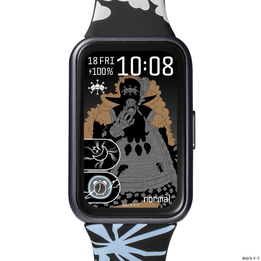 GARRACK HUC-OP-BD11-T ONE PIECE Marshall D. Teach JDM AMOLED Bluetooth Smart Watch Black