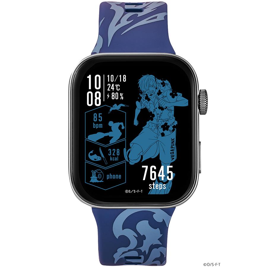 GARRACK HUC-OP-FT3-S ONE PIECE Vinsmoke Sanji Blue AMOLED Smartwatch