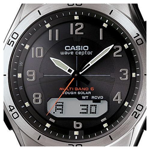 CASIO Wave Ceptor WVA-M640-1A2JF JDM Tough Solar Multiband 6 Analog-Digital Men's Watch Slim