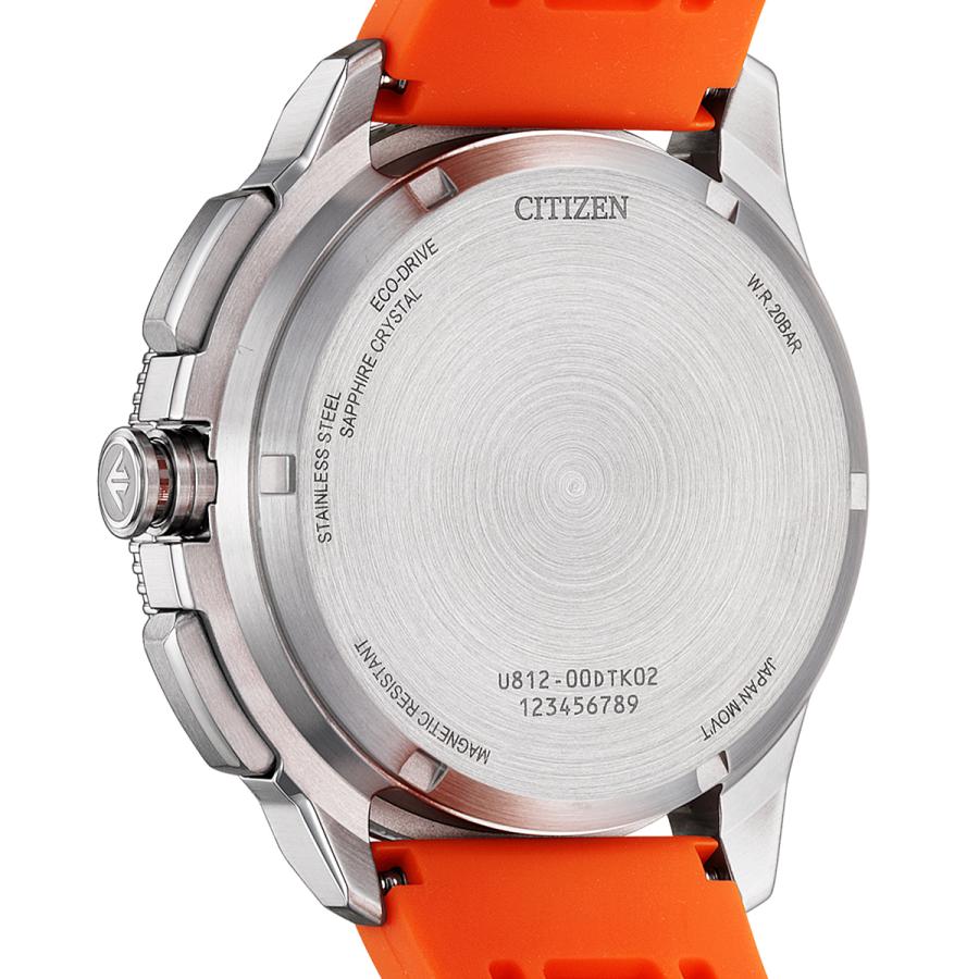 CITIZEN PROMASTER JV3000-13E JDM Wave Tracker Eco-Drive MIP LCD Orange