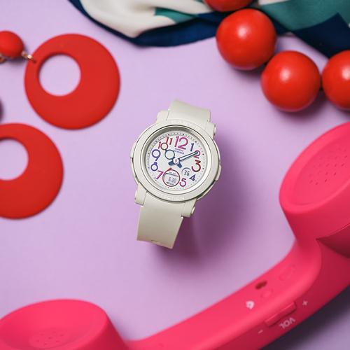 CASIO BABY-G BGA-290PA-7AJF JDM Retro Pop Multicolor Analog-Digital Women's Watch 10 ATM World Time
