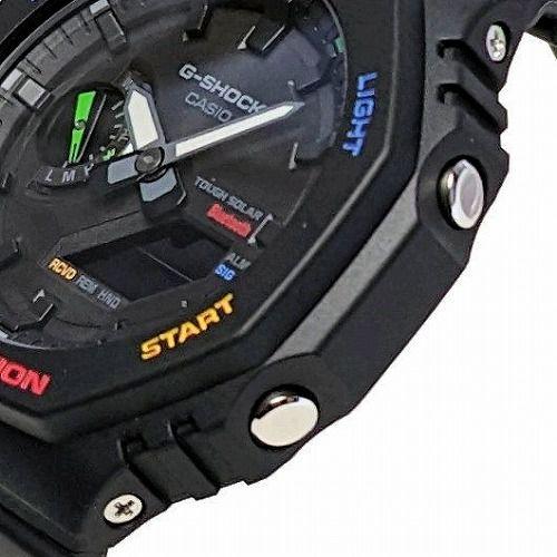 CASIO G-SHOCK GA-B2100FC-1AJF JDM Tough Solar Mobile Link Analog-Digital Multicolor Accent Black Men's Watch